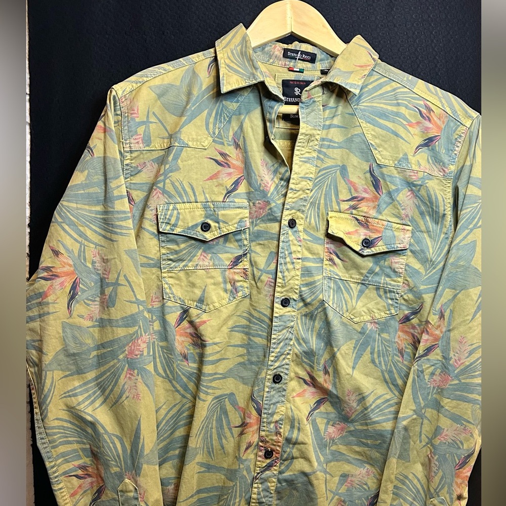 Stefano Ricci Button Down Casual Men’s Shirt